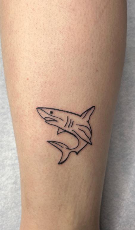 small shark tattoo|simple shark tattoo designs.